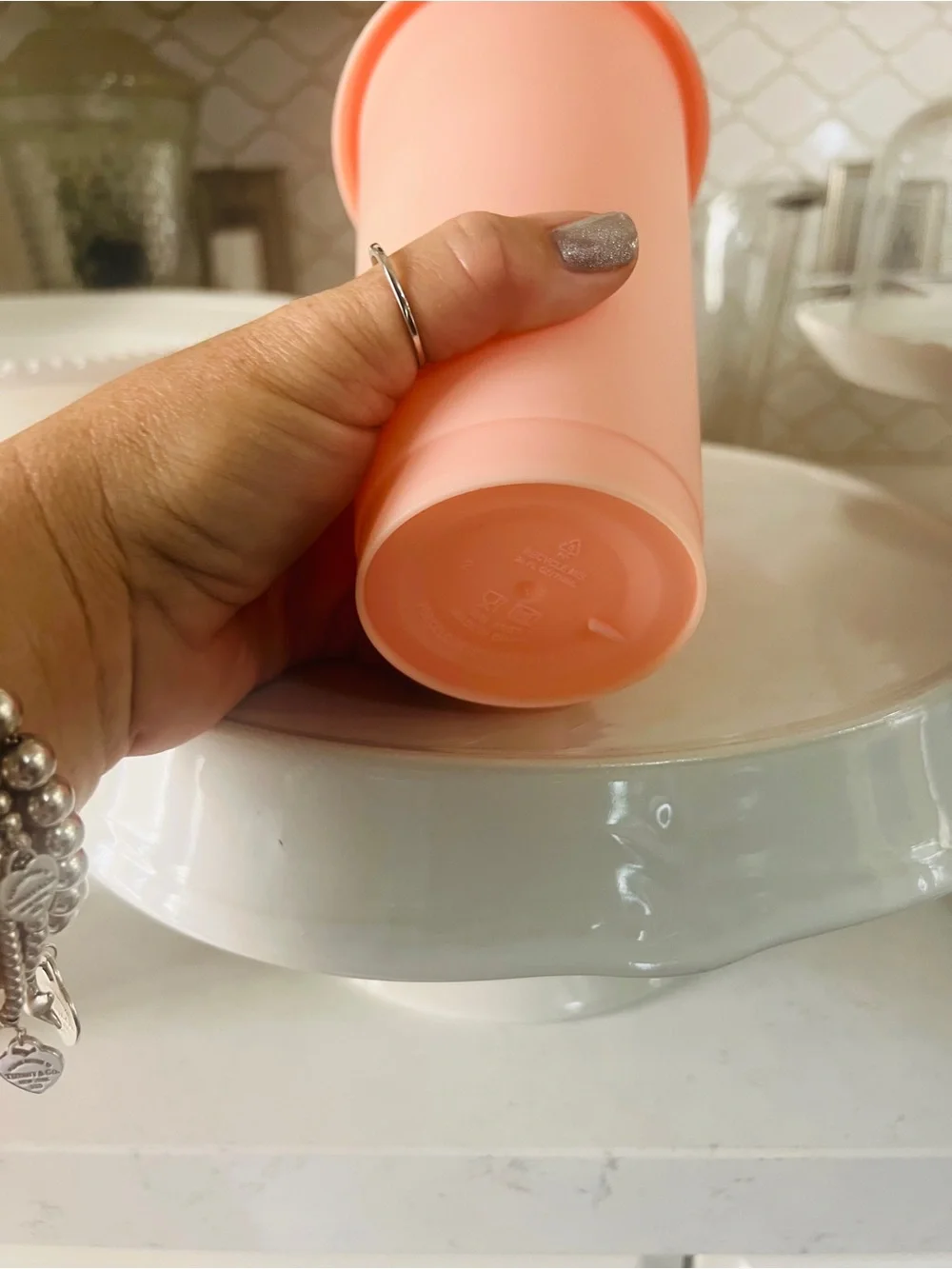 3pc 24 fl oz Plastic Tumblers BPA-Free w/ Lids & Straws Bible Verse Set